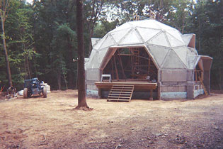 A Mountain Geodesic Dome Home