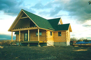 Log Home in Columbia County